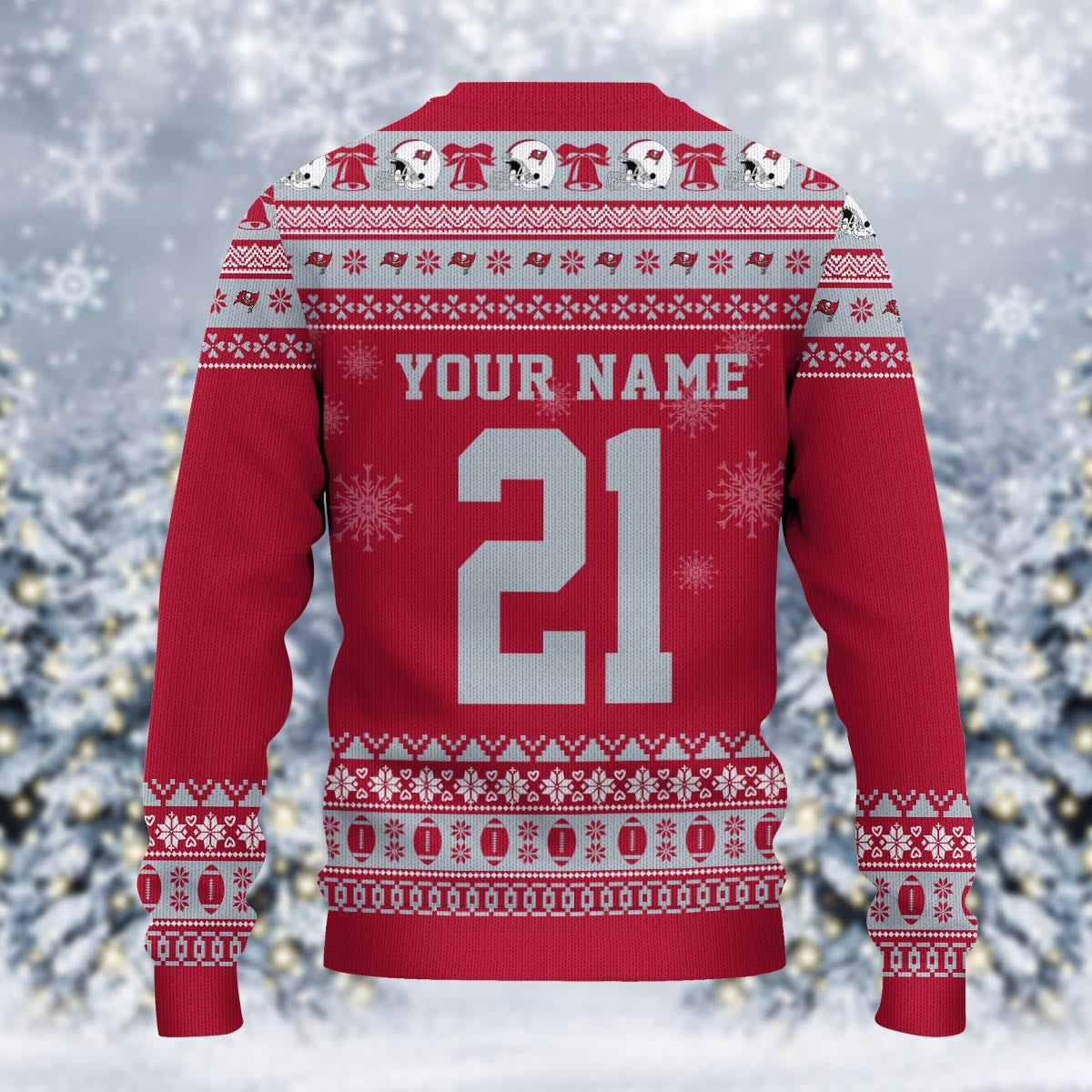 Tampa Bay Buccaneers Mickey Mouse Santa Ugly Christmas Sweater