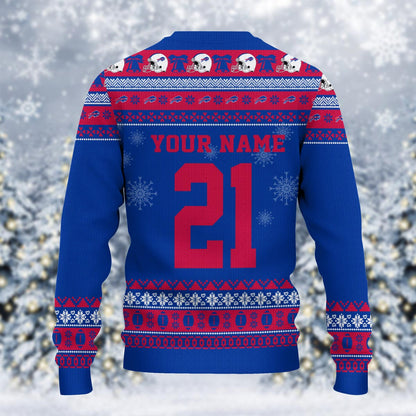 Buffalo Bills Mickey Mouse Santa Ugly Christmas Sweater