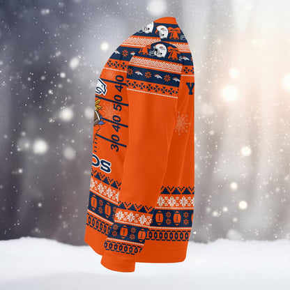 Denver Broncos Mickey Mouse Santa Ugly Christmas Sweater