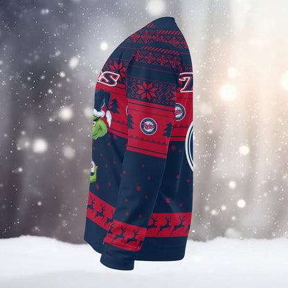 Minnesota Twins Grinch Christmas Ugly Sweater