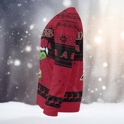Arizona Diamondbacks Grinch Christmas Ugly Sweater