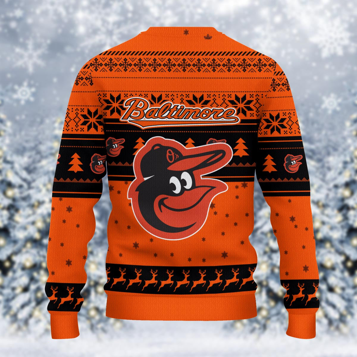 Baltimore Orioles Grinch Christmas Ugly Sweater