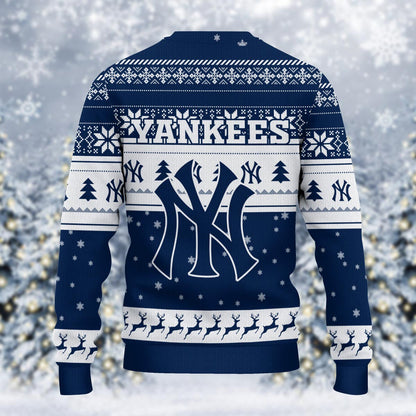 New York Yankees Grinch Christmas Ugly Sweater