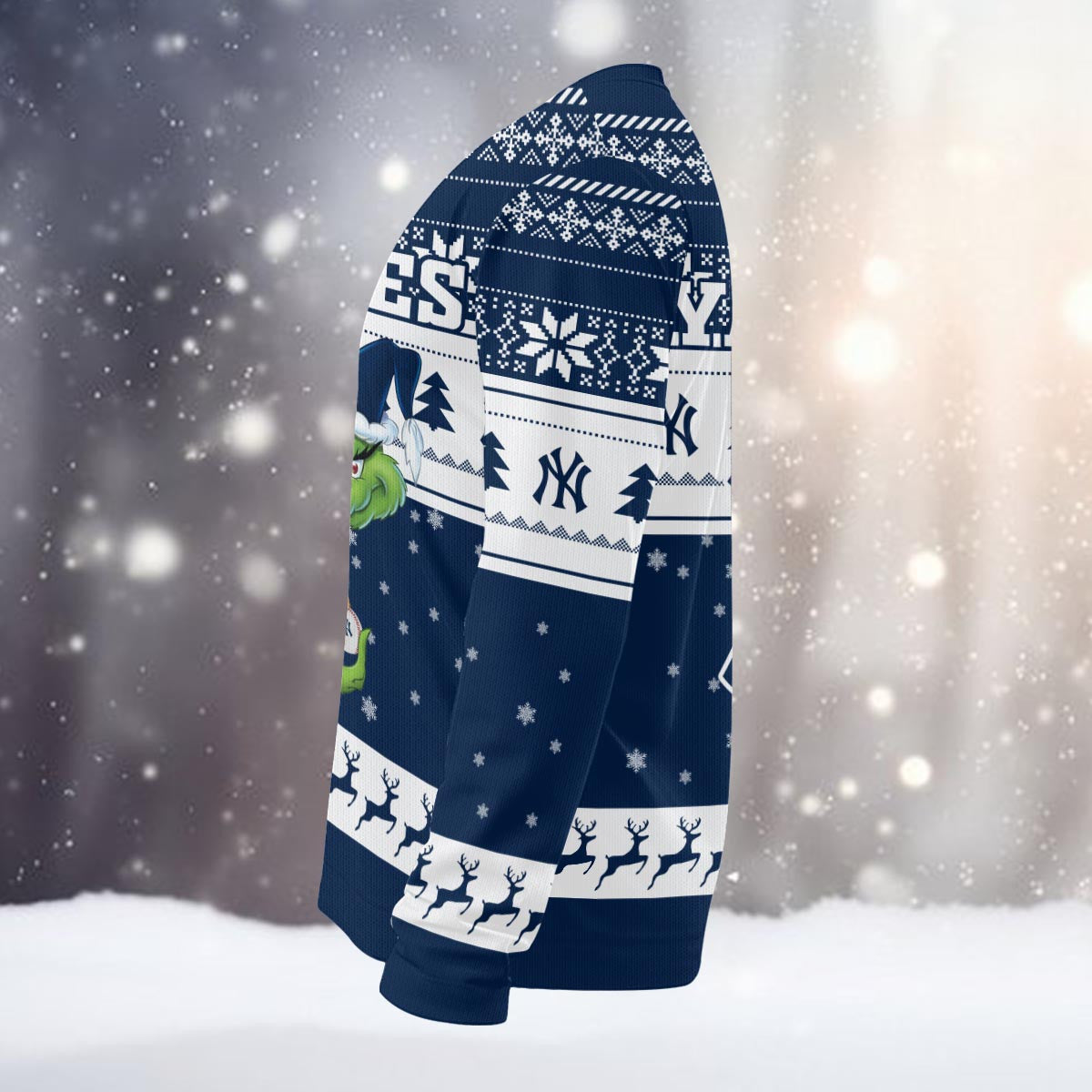 New York Yankees Grinch Christmas Ugly Sweater