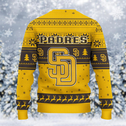 San Diego Padres Grinch Christmas Ugly Sweater