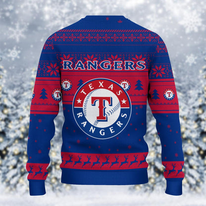 Texas Rangers Grinch Christmas Ugly Sweater