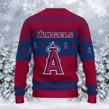 Los Angeles Angels Grinch Christmas Ugly Sweater