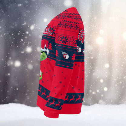 Cleveland Guardians Grinch Christmas Ugly Sweater