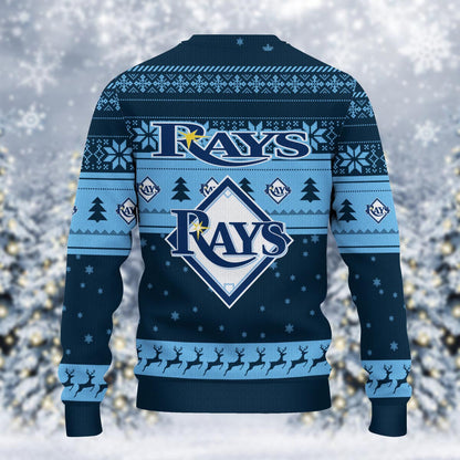 Tampa Bay Rays Grinch Christmas Ugly Sweater
