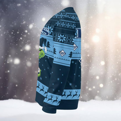 Tampa Bay Rays Grinch Christmas Ugly Sweater