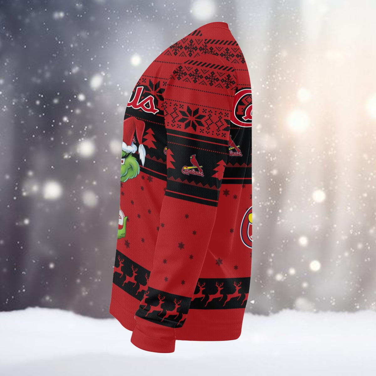 St. Louis Cardinals Grinch Christmas Ugly Sweater