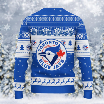 Toronto Blue Jays Grinch Christmas Ugly Sweater
