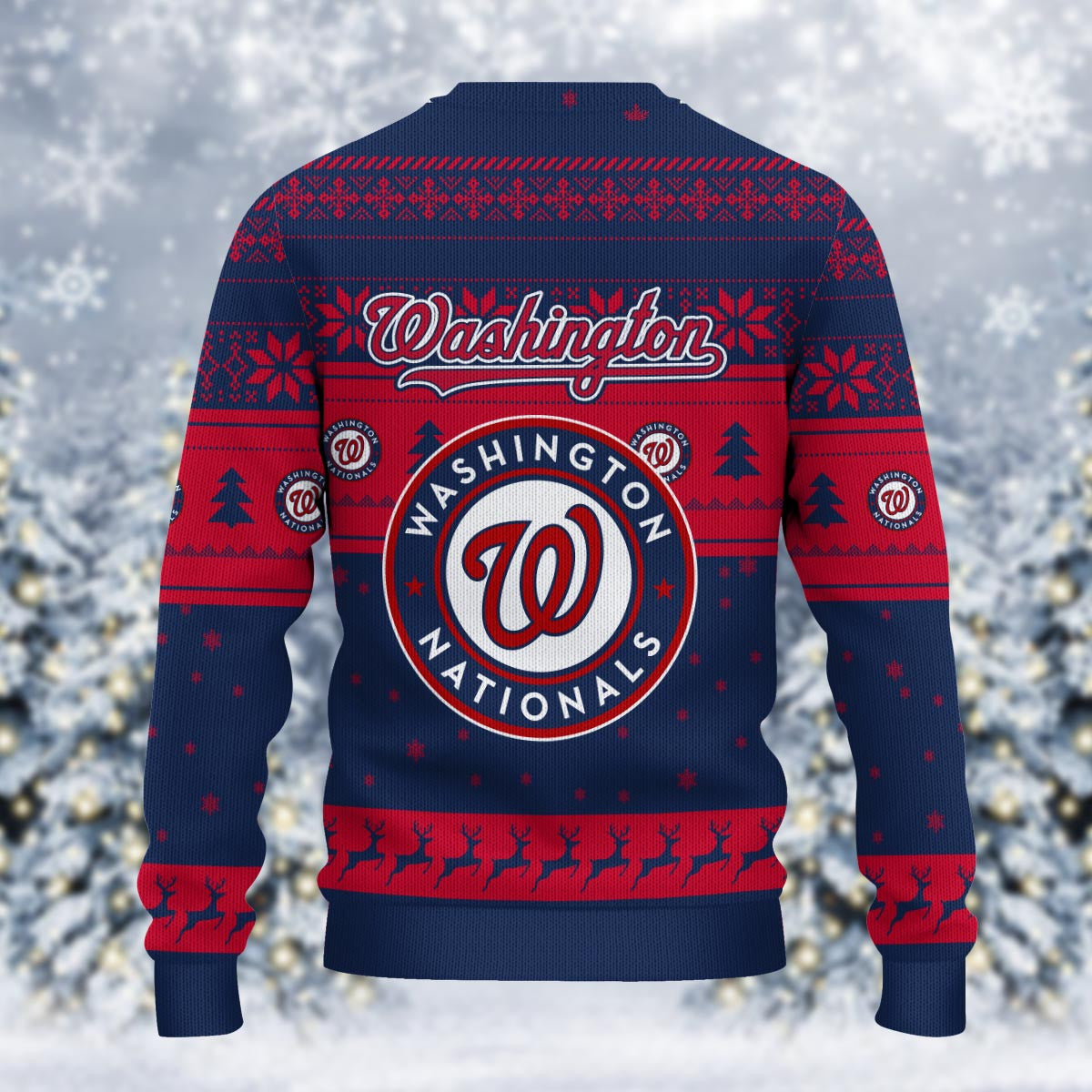 Washington Nationals Grinch Christmas Ugly Sweater