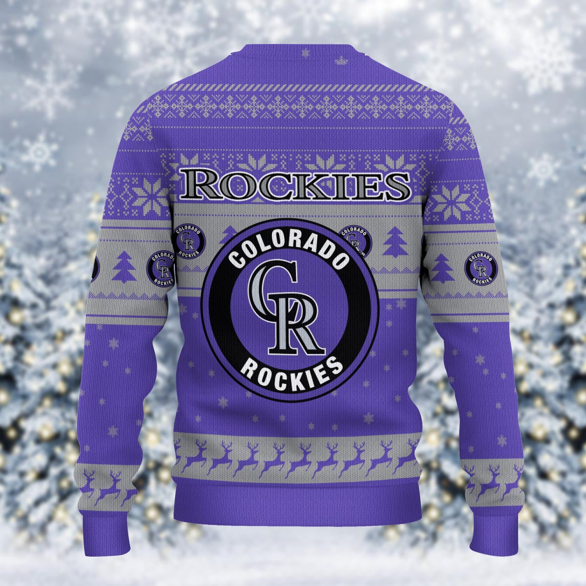 Colorado Rockies Grinch Christmas Ugly Sweater