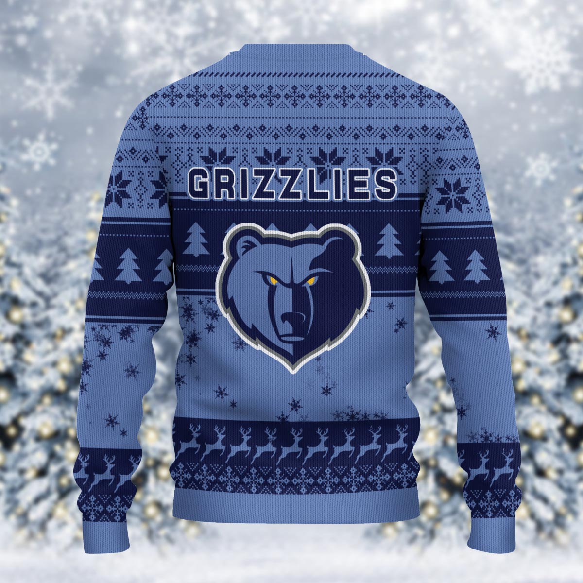 Memphis Grizzlies Grinch Christmas Ugly Sweater