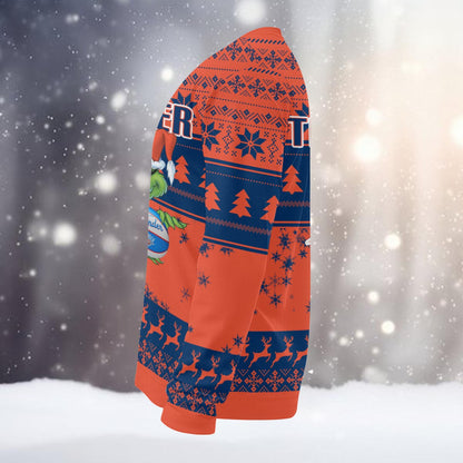 Oklahoma City Thunder Grinch Christmas Ugly Sweater