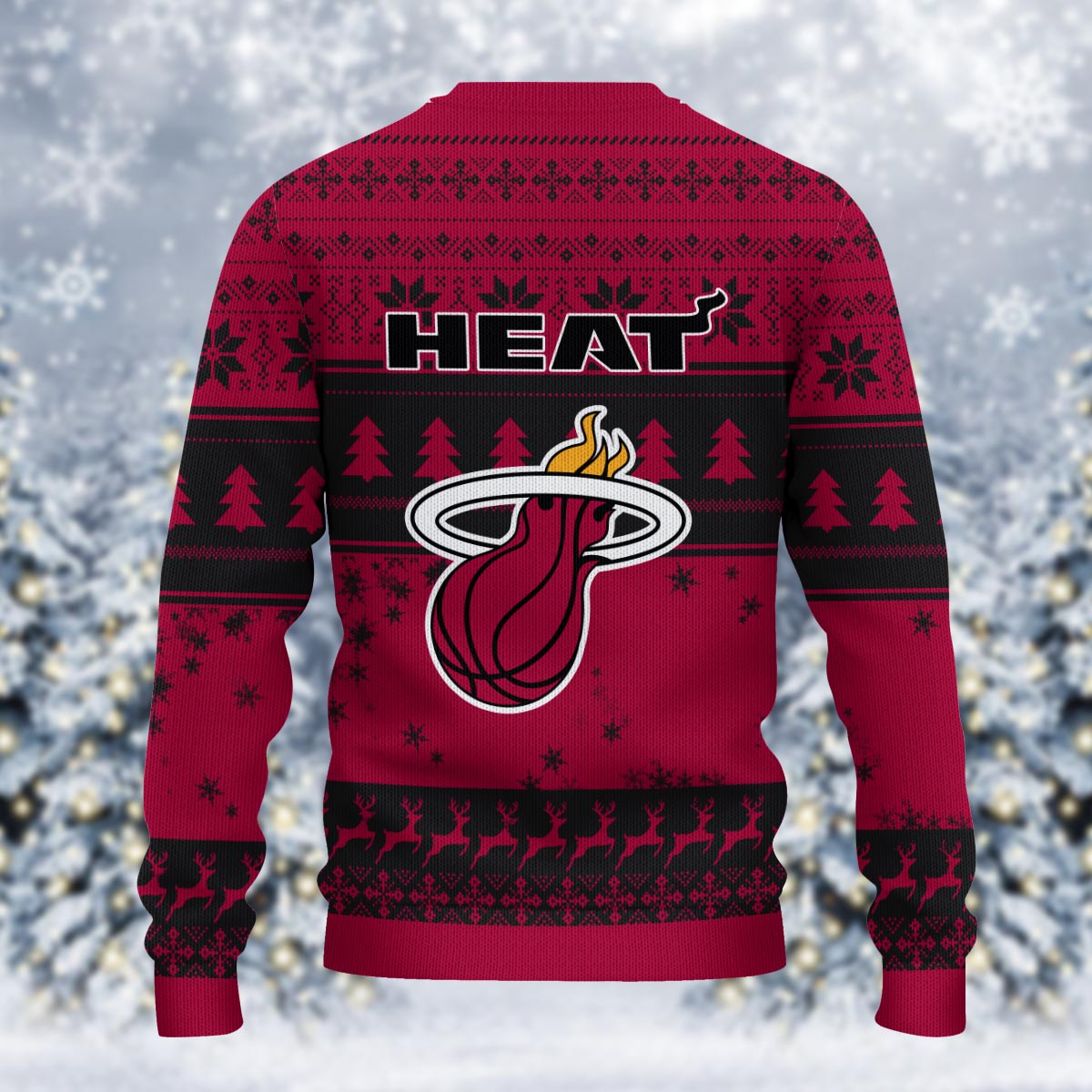 Miami Heat Grinch Christmas Ugly Sweater