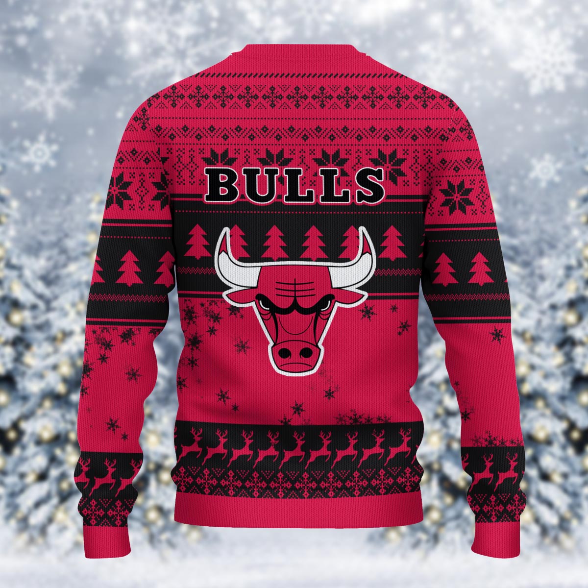Chicago Bulls Grinch Christmas Ugly Sweater