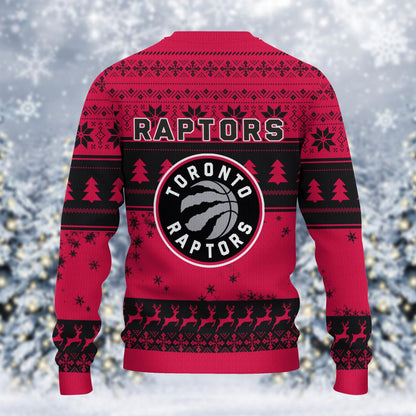 Toronto Raptors Grinch Christmas Ugly Sweater