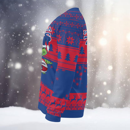 Philadelphia 76ers Grinch Christmas Ugly Sweater