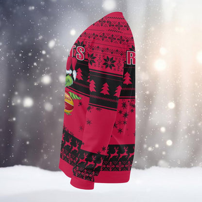 Houston Rockets Grinch Christmas Ugly Sweater