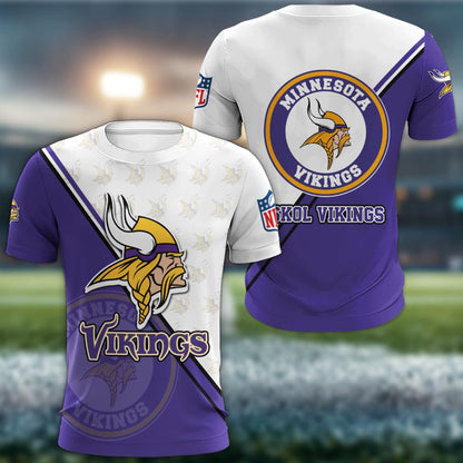 Minnesota Vikings Logo 3d Clothing