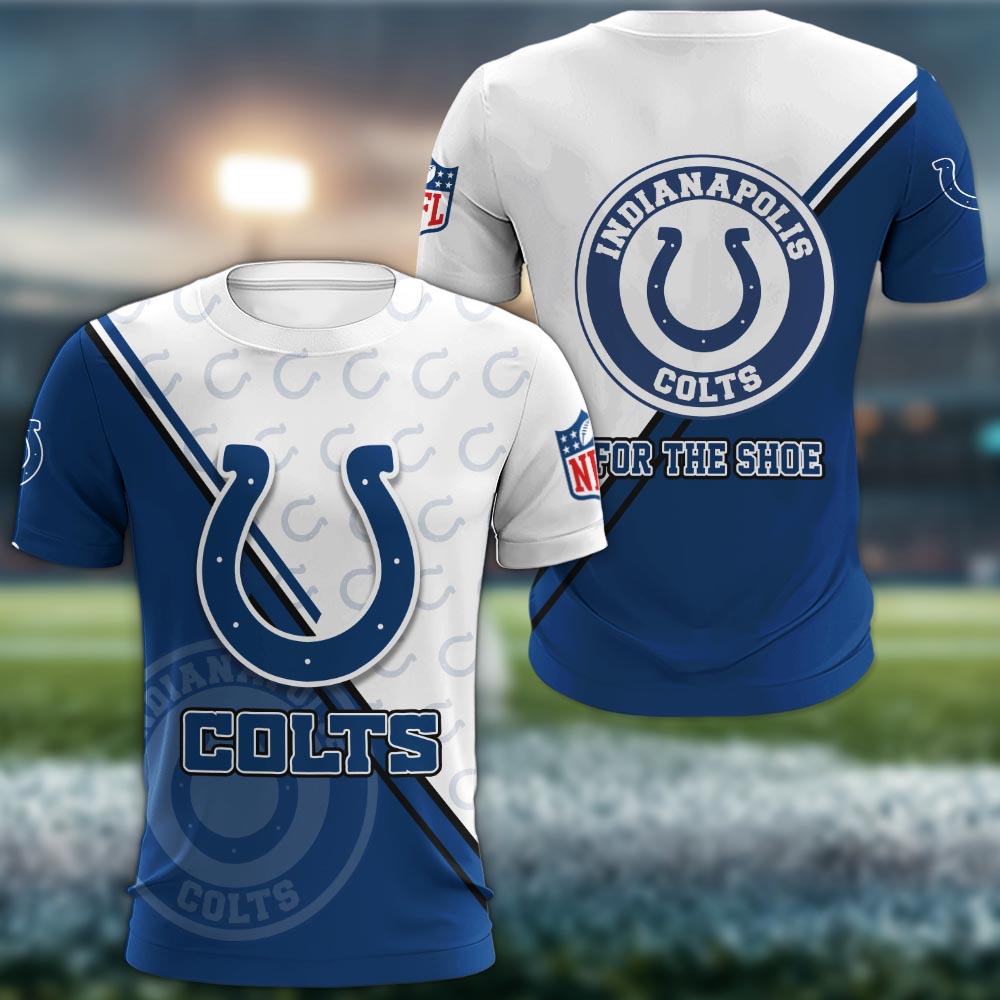 Indianapolis Colts Logo 3d Clothing