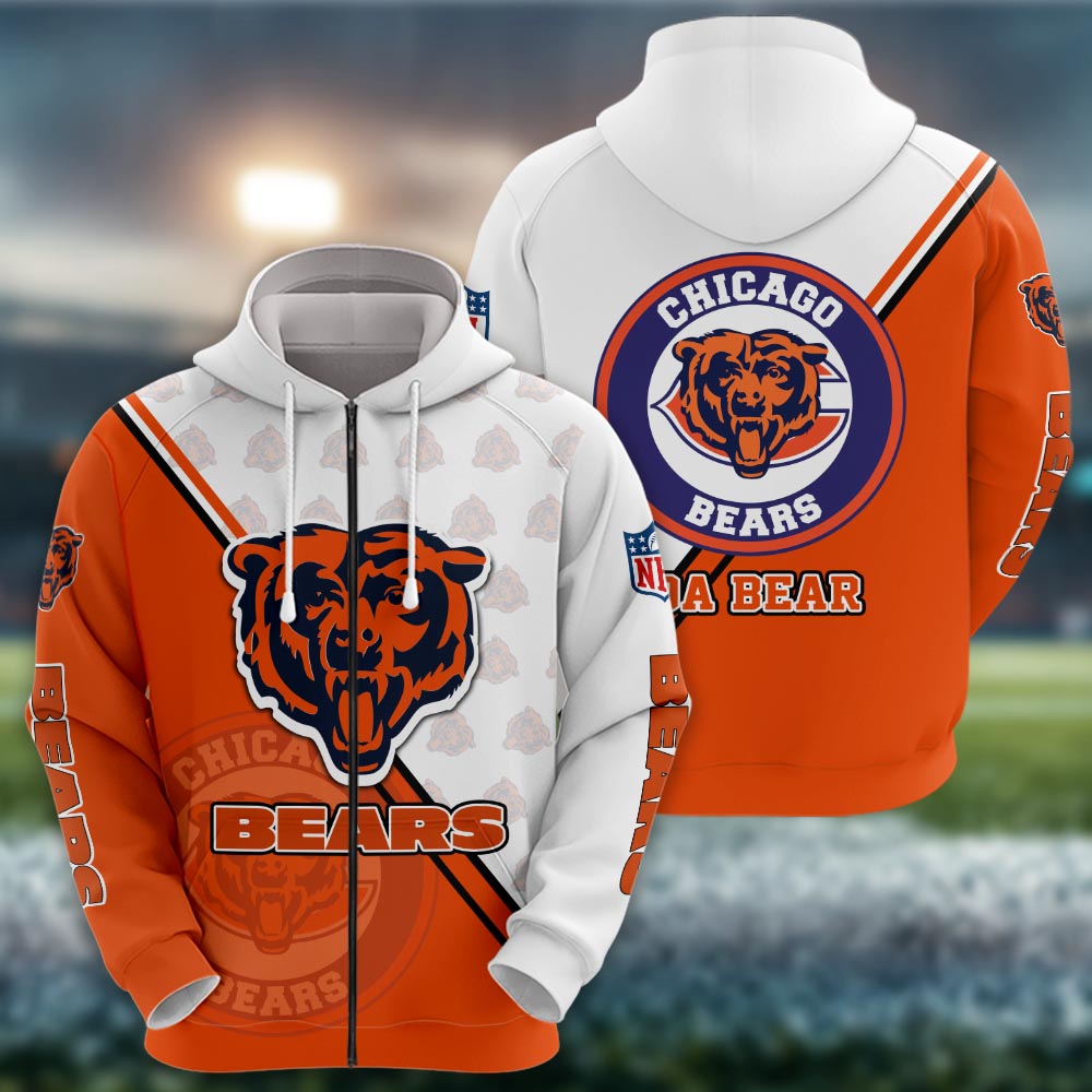 Chicago Bears Logo 3d Clothing