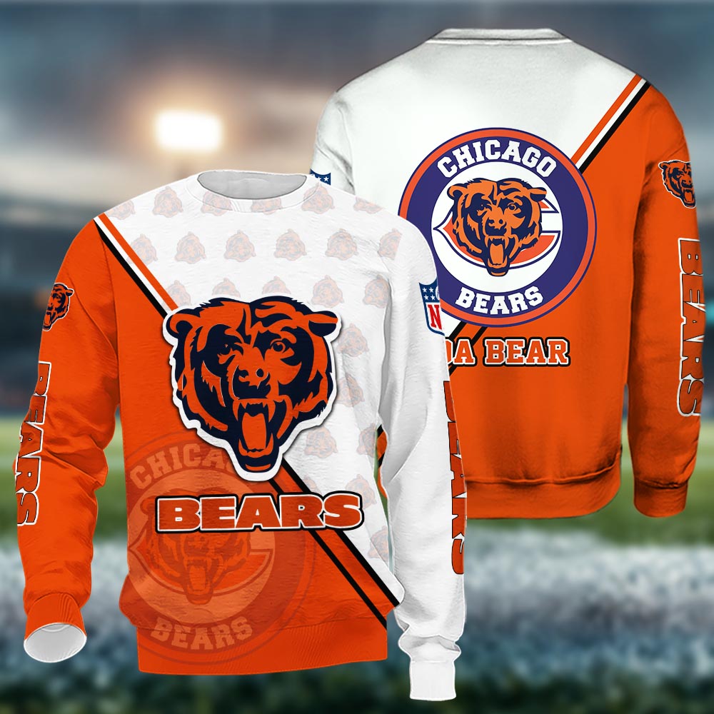 Chicago Bears Logo 3d Clothing