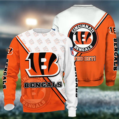 Cincinnati Bengals Logo 3d Clothing