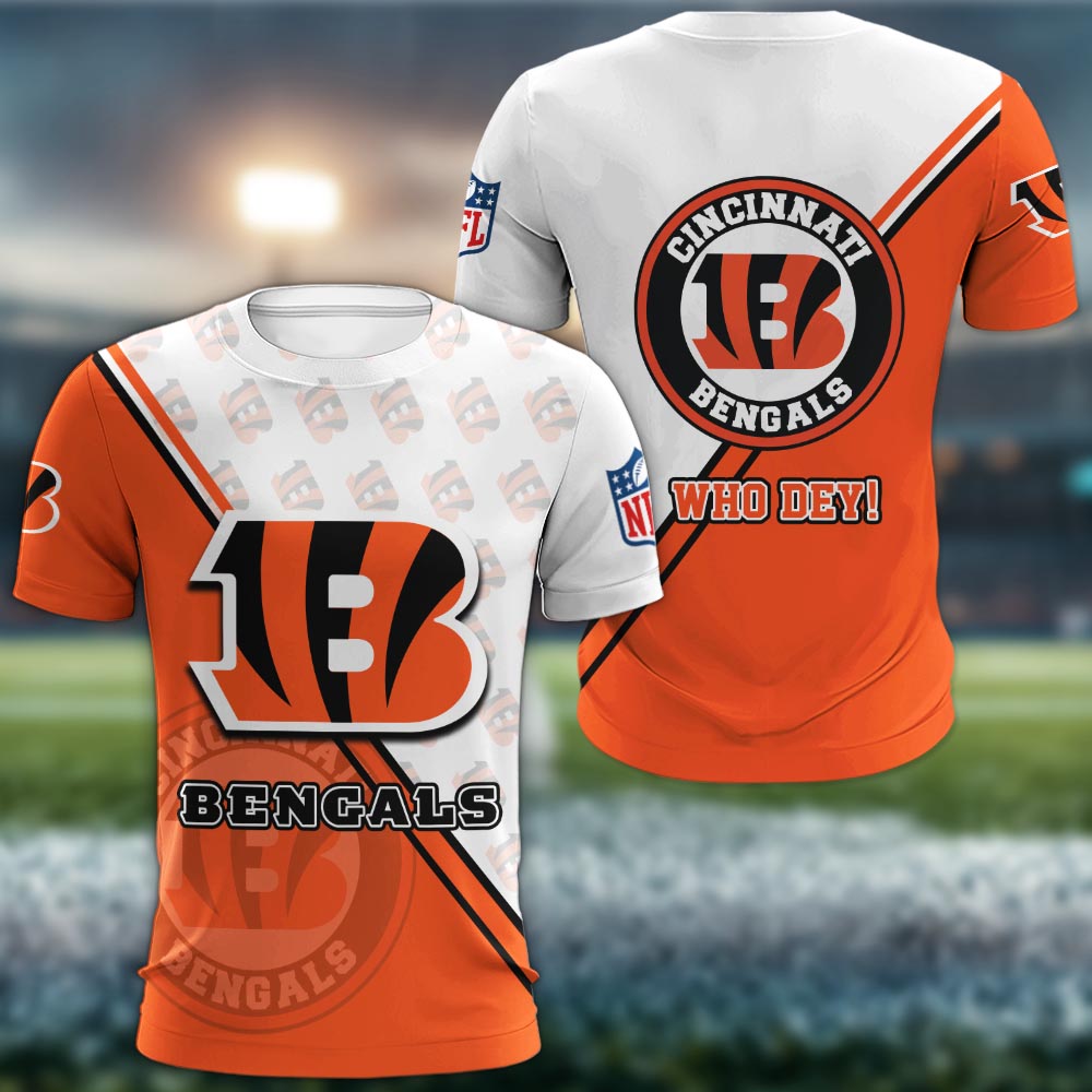 Cincinnati Bengals Logo 3d Clothing