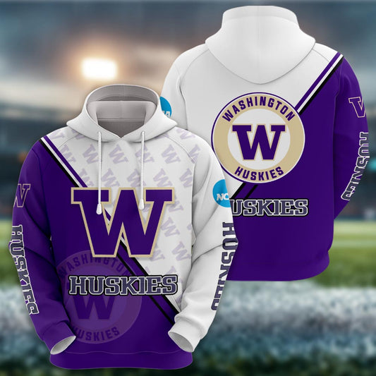Washington Huskies Logo 3d Clothing