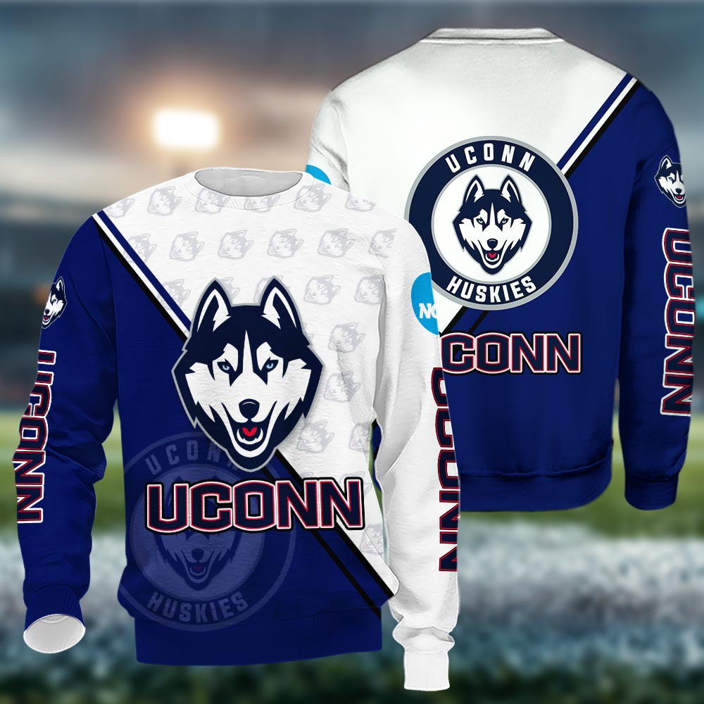 Uconn Huskies Logo 3d Clothing