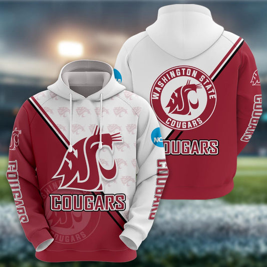 Washington State Cougars Logo 3d Clothing