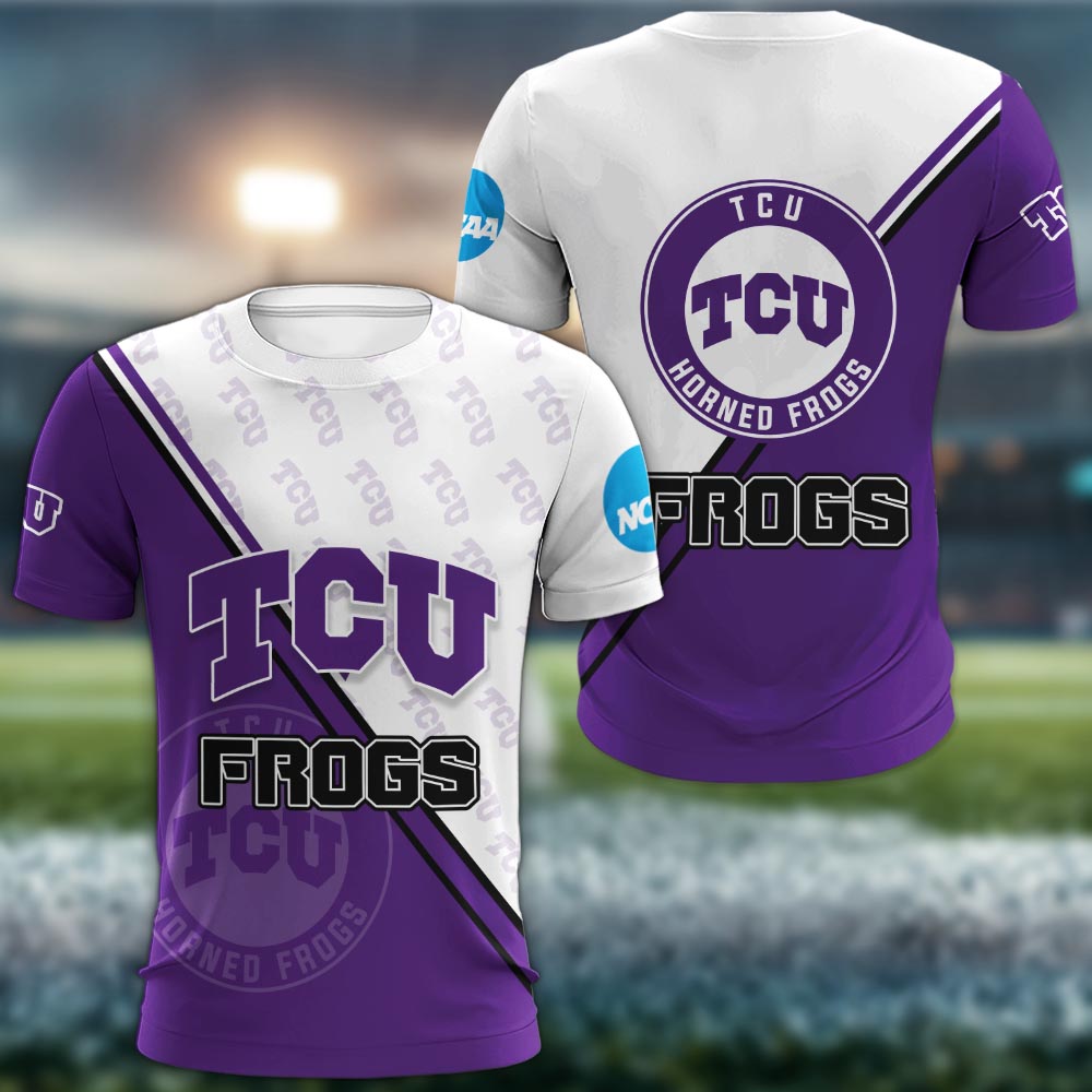 Tcu Horned Frogs Logo 3d Clothing