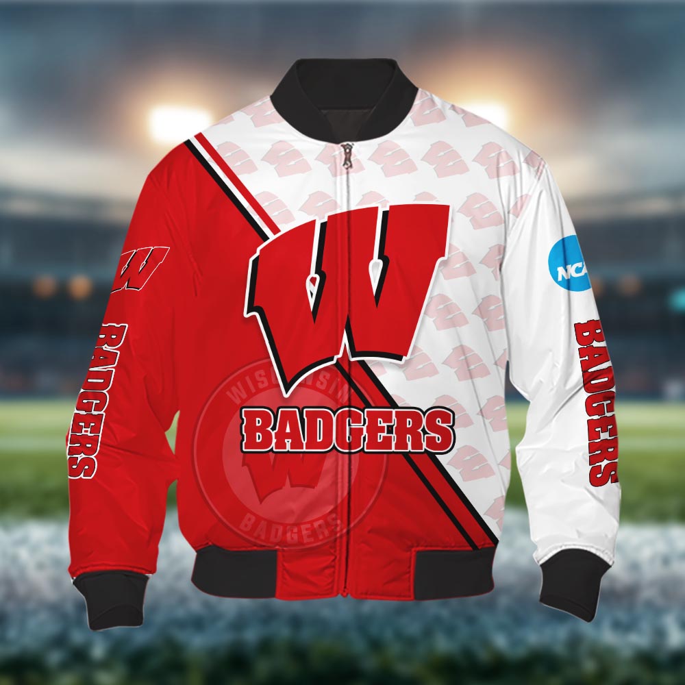 Wisconsin Badgers Logo 3d Clothing