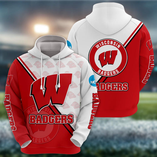Wisconsin Badgers Logo 3d Clothing