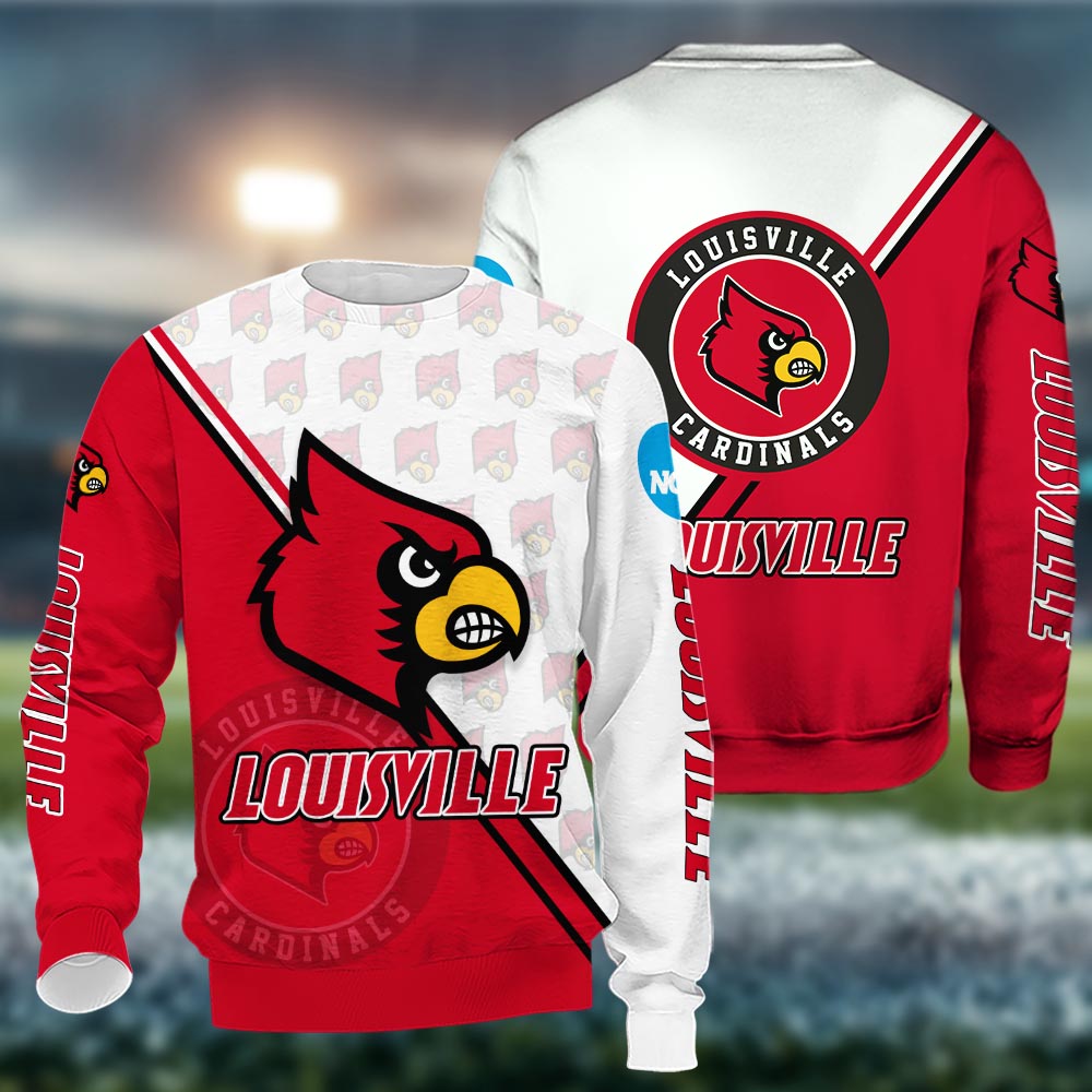 Louisville Cardinals Logo 3d Clothing