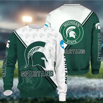 Michigan State Spartans Logo 3d Clothing