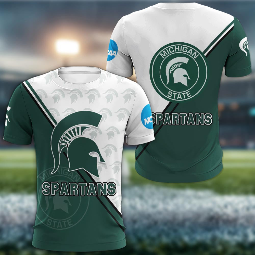 Michigan State Spartans Logo 3d Clothing