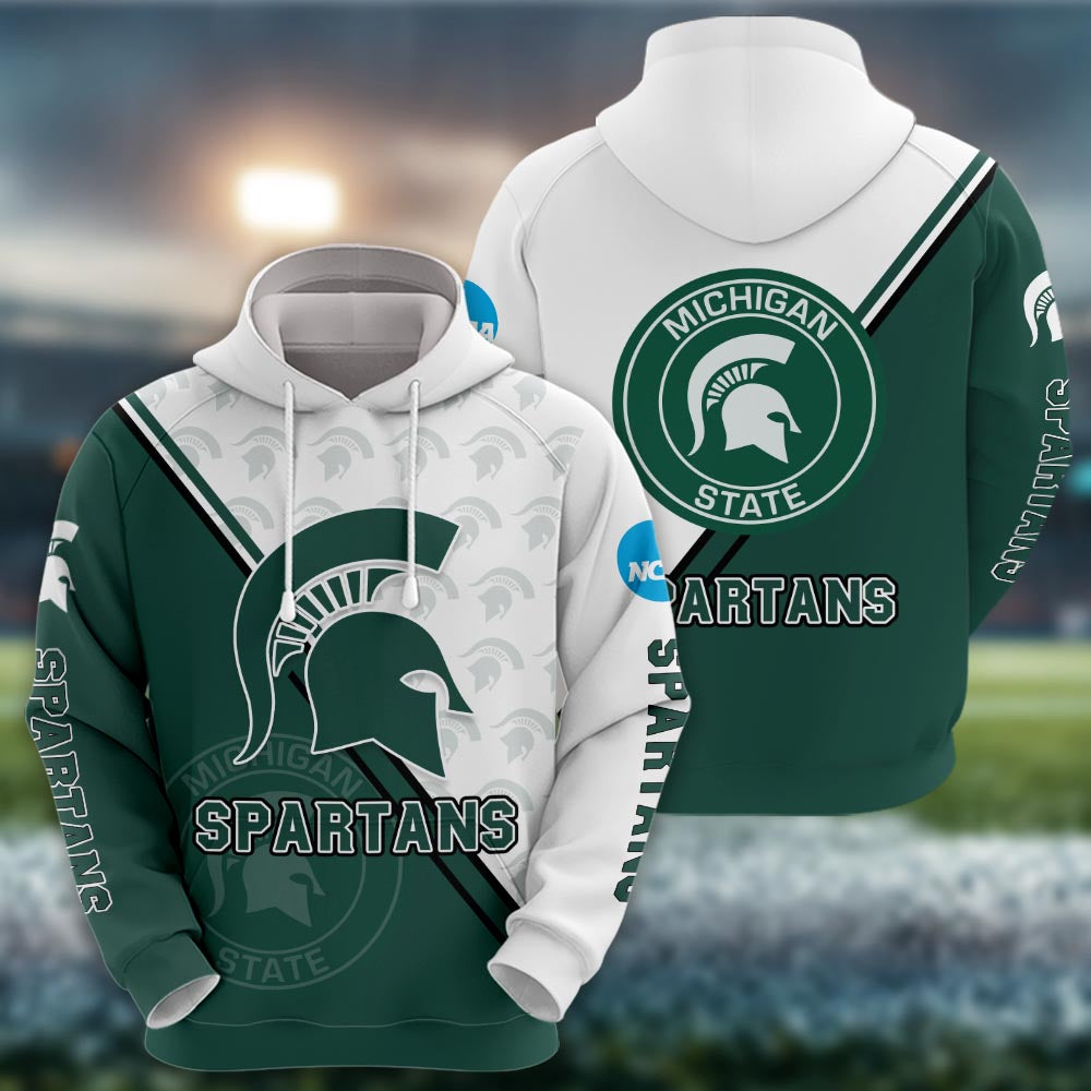 Michigan State Spartans Logo 3d Clothing