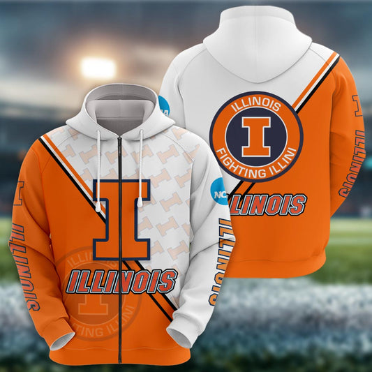 Illinois Fighting Illini Logo 3d Clothing