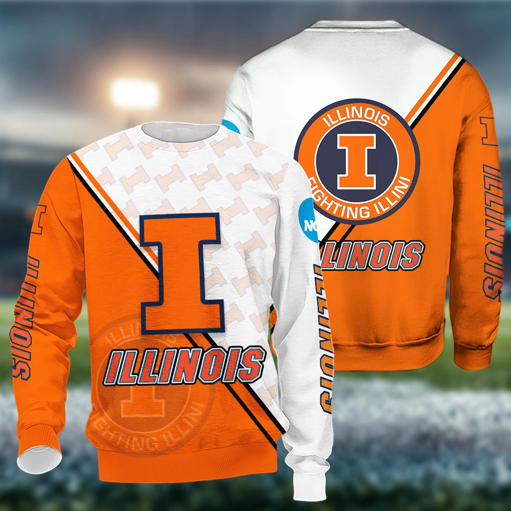 Illinois Fighting Illini Logo 3d Clothing