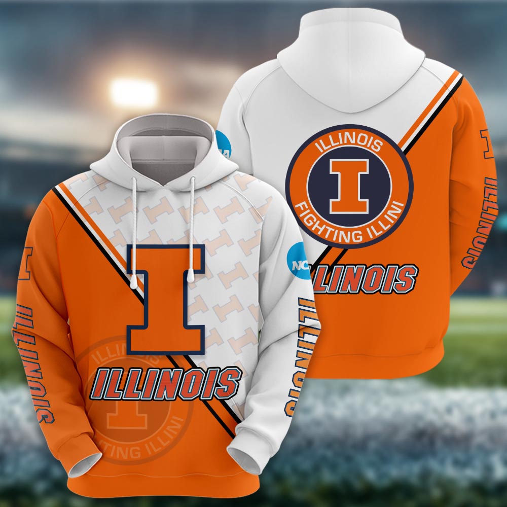 Illinois Fighting Illini Logo 3d Clothing