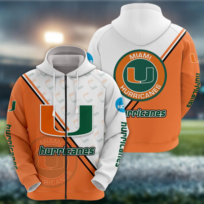 Miami Hurricanes Logo 3d Clothing