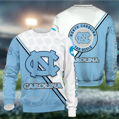 North Carolina Tar Heels Logo 3d Clothing