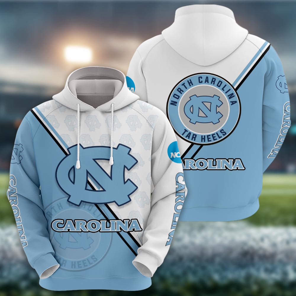 North Carolina Tar Heels Logo 3d Clothing