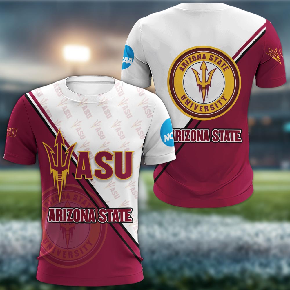 Arizona State Sun Devils Logo 3d Clothing