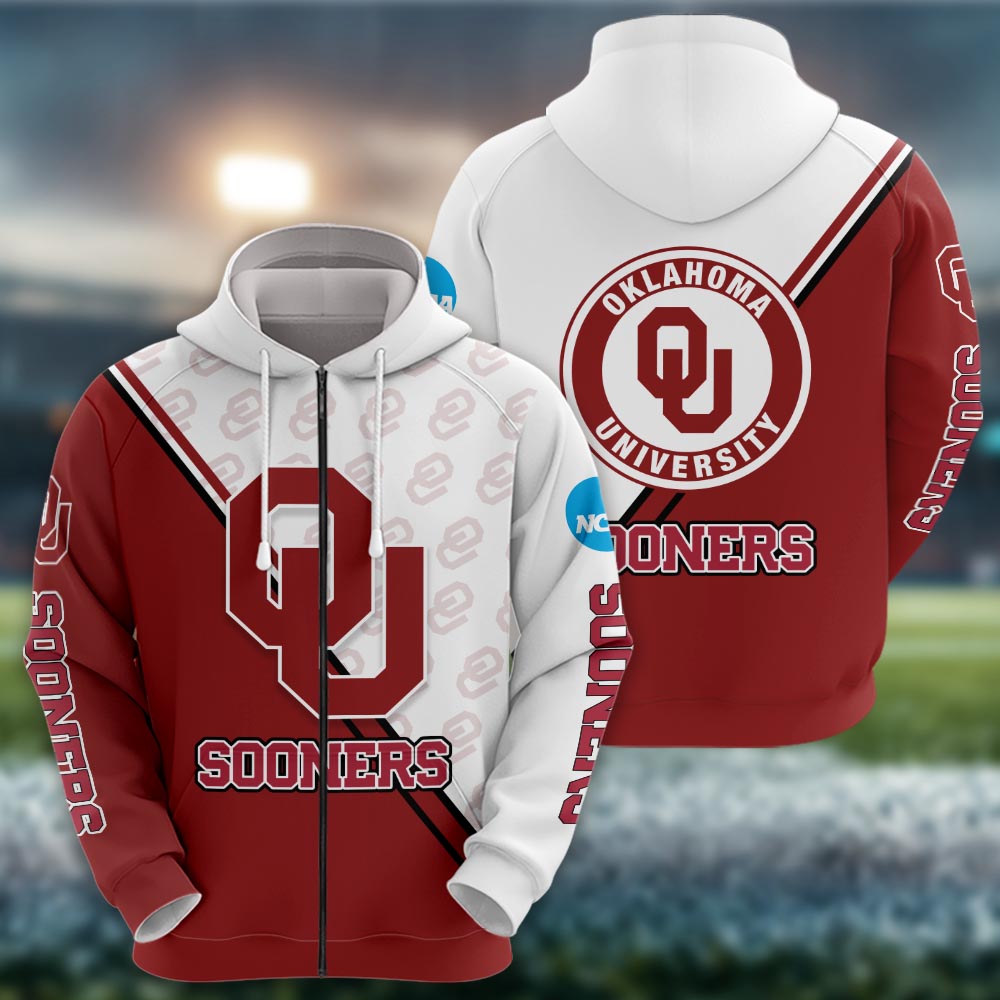 Oklahoma Sooners Logo 3d Clothing