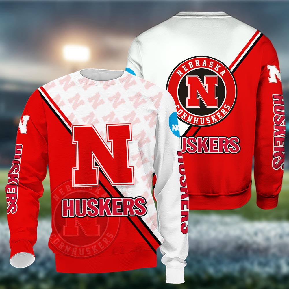 Nebraska Cornhuskers Logo 3d Clothing